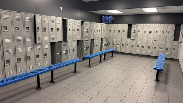 Nice sized locker room