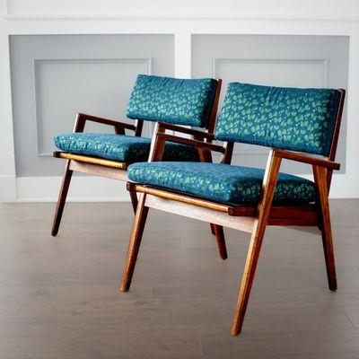 Mid-century occasional chair refresh