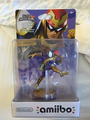 Captain Falcon Amiibo... I was so excited to find him!