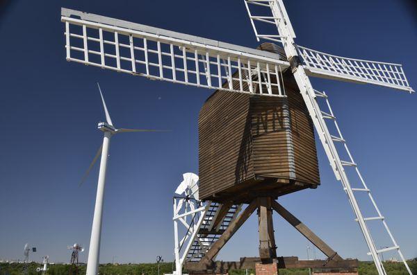 Flower Dew Mill & Vestas Wind Turbine