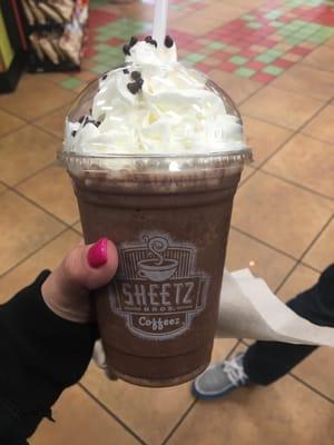 Frozen hot chocolate