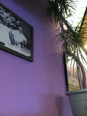 One reviewer said there was no purple in the purple steer... This wall is purple lol