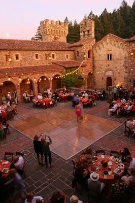 Performing @ Castello di Amoroso winery, Napa