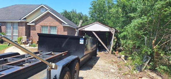 Another shed removal