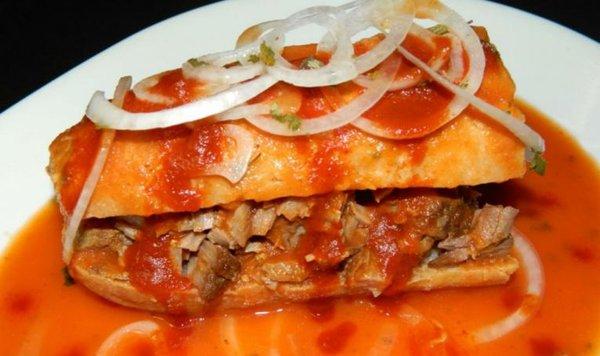 Our delicious torta ahogada served fresh daily.