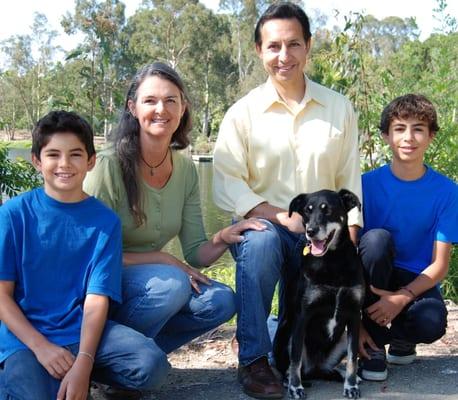 Dr. Robert Martines, Dr. Sherri & the Boys Zac & Lucas