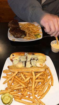 Chicken Philly  Patty Melt