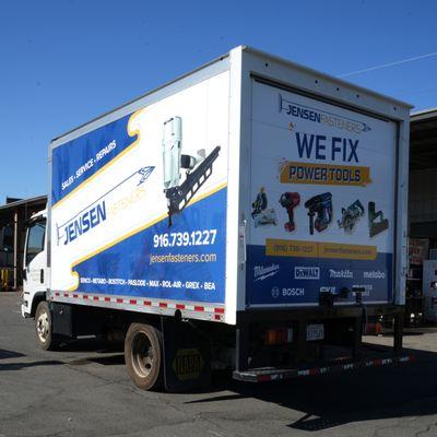 Onsite delivery, service, and inventory management available at Jensen Fasteners in Sacramento