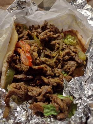 Lamb shawarma