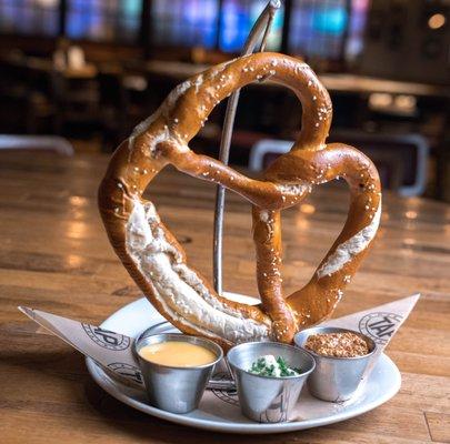 Giant Pretzel and Cheese