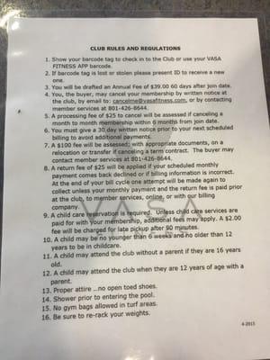 Club Rules & Regulations