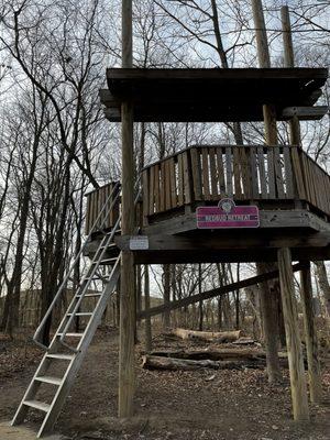 Treehouse vantage point