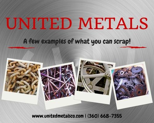 examples of scrap we buy