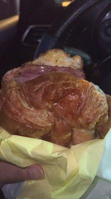 Breakfast croissant