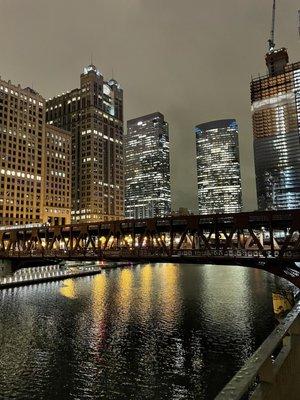 Beautiful view of the Chicago River