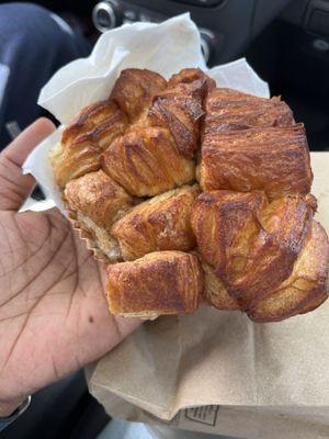 Cinnamon monkey bread.  Had iced mocha but didn't take a pic.