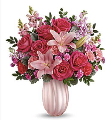 Order confirmation of bouquet paid for.