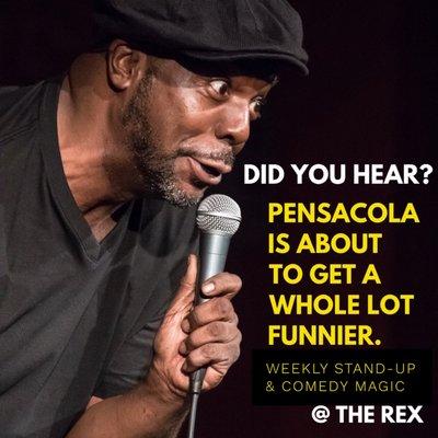 The Rex features America's best stand-up comics and weekly comedy Magic show