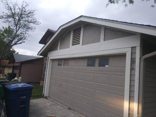 painting of house and garage