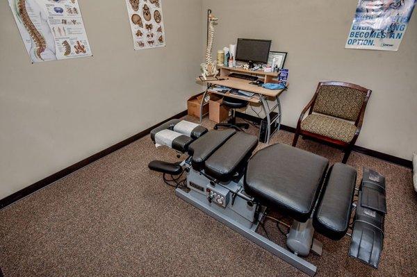 Regional Chiropractic Center in Mooresville, NC Adjustment Room