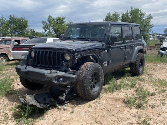 My totaled 2019 Jeep Wrangler Unlimited Sport