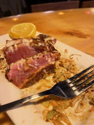 Ahi tuna . So good!