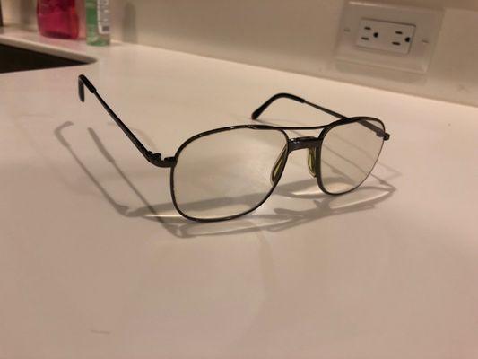 3 yo scratched bent glasses Dr Black I've I don't need new glasses An eye injury causing dry eye was overlooked untreated. Solutions exist.