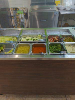 Salsa bar!