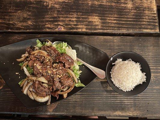 Garlic and Black Pepper Stir Fry w/Beef