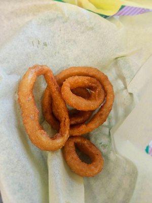 Onion Rings (note: we went to town on them before taking a picture)