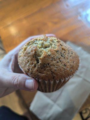 Lemon Poppyseed Muffin.