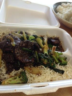 Mongolian Beef!!! It's not like Panda!!! Real deal