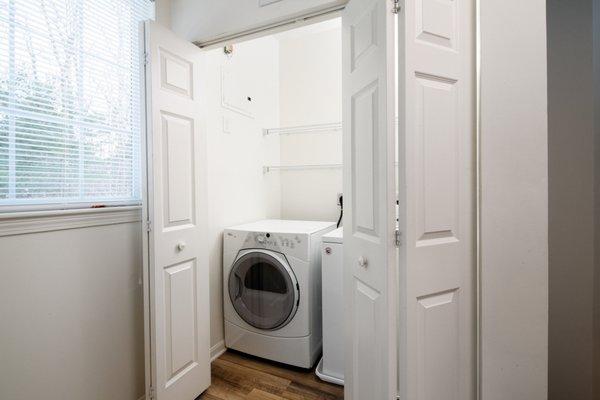 Full size washer and dryer