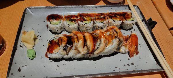 Hiro88 roll and unagi roll