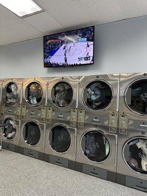 Watch the NBA playoffs while you do your laundry