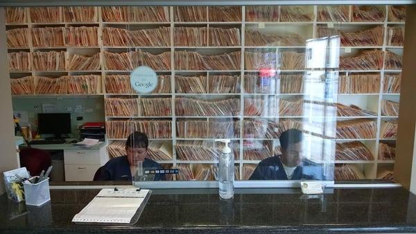 Staff at front desk