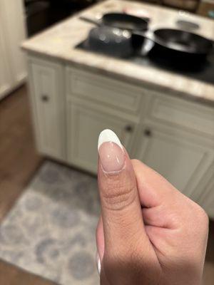 Uneven nail