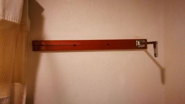 Where there was once a towel rack