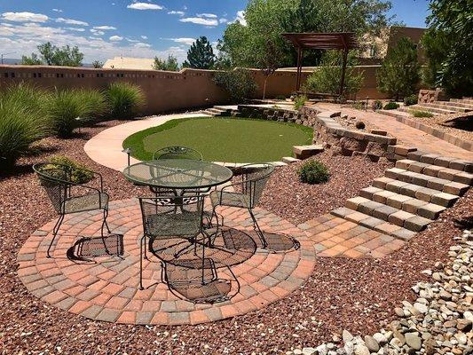 Xeriscape, Pavers, Putting Green