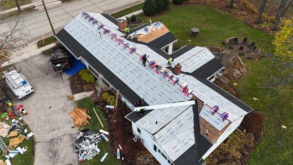 West side Madison roof replacement