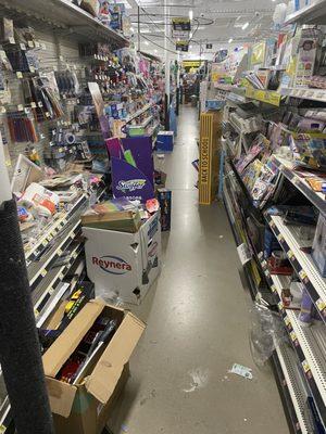 store is messy