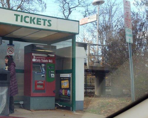 The elusive ticket kiosk