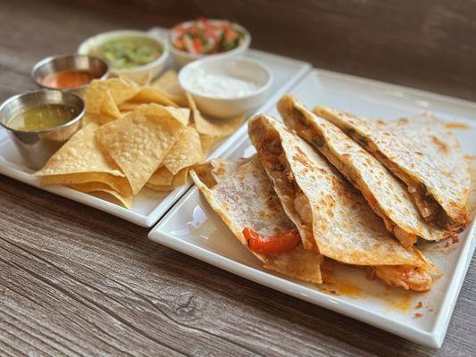 sHRIMP CHIPOTLE QUESADILLA