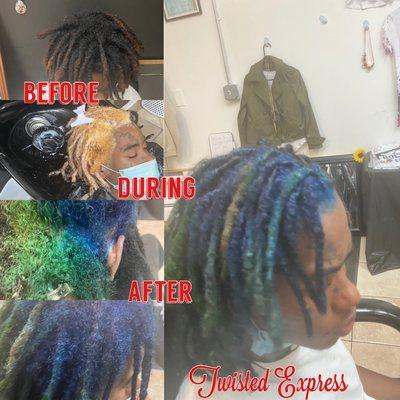 Color and retwist