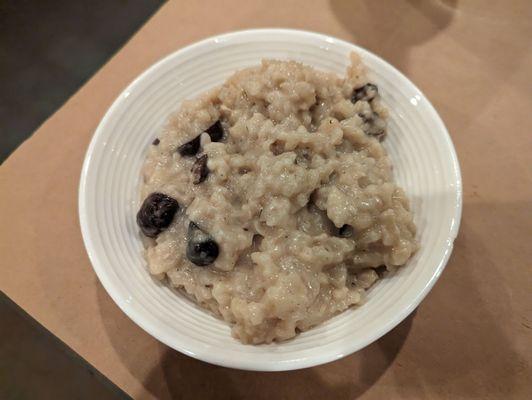 Side of mushroom risotto