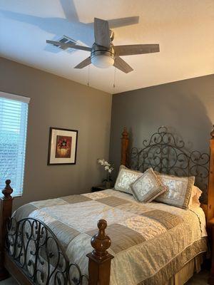 Purchased 3 of these ceiling fans for the guest bedroom, office & primary bedroom.