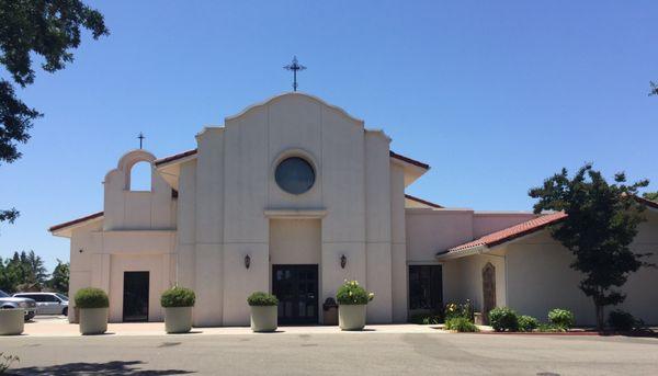 Front of Church.