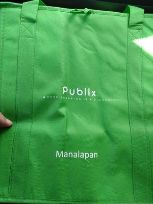 Free reusable bags for the grand opening!