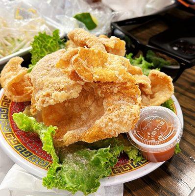 fried chicken skin