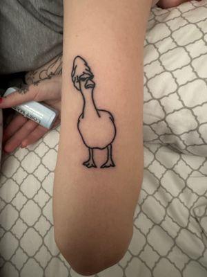 Ward B tattoo. The boujee goose